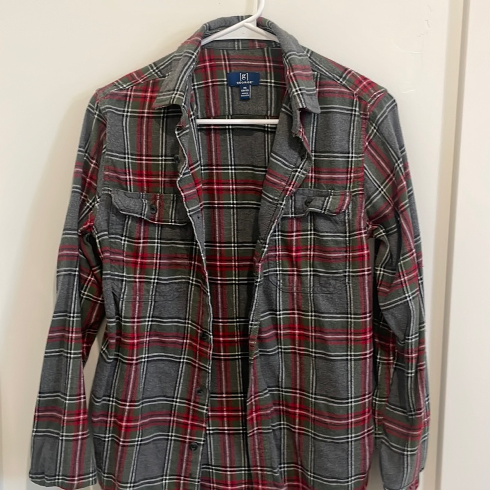 george Mens Flannel/Pullover